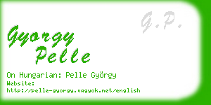 gyorgy pelle business card