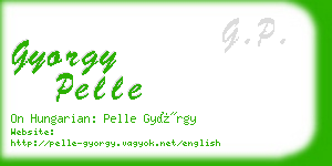 gyorgy pelle business card